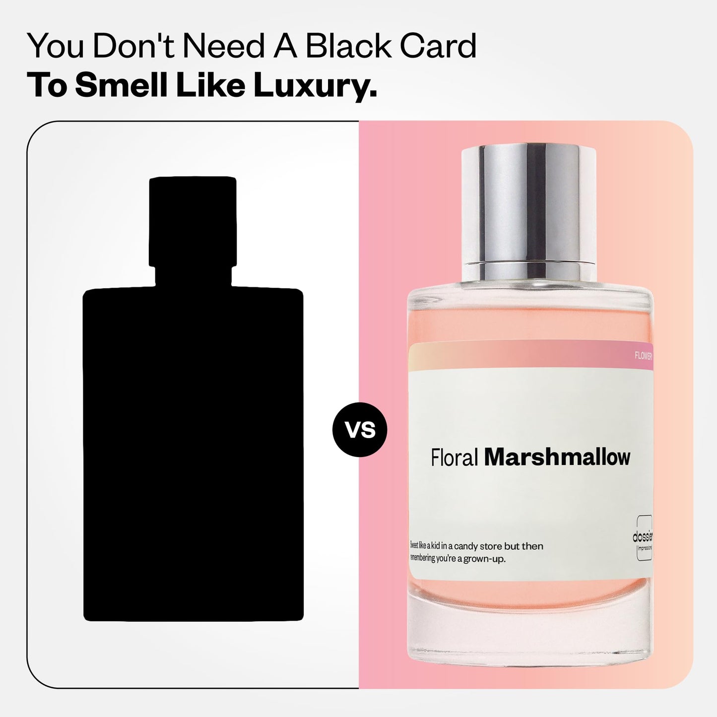 Dossier - Ambery Vanilla - Eau de Parfum - Vanilla Perfume - Inspired by Black Opium - Long-Lasting Fragrance - Feminine - 1.7 fl oz (50ml)