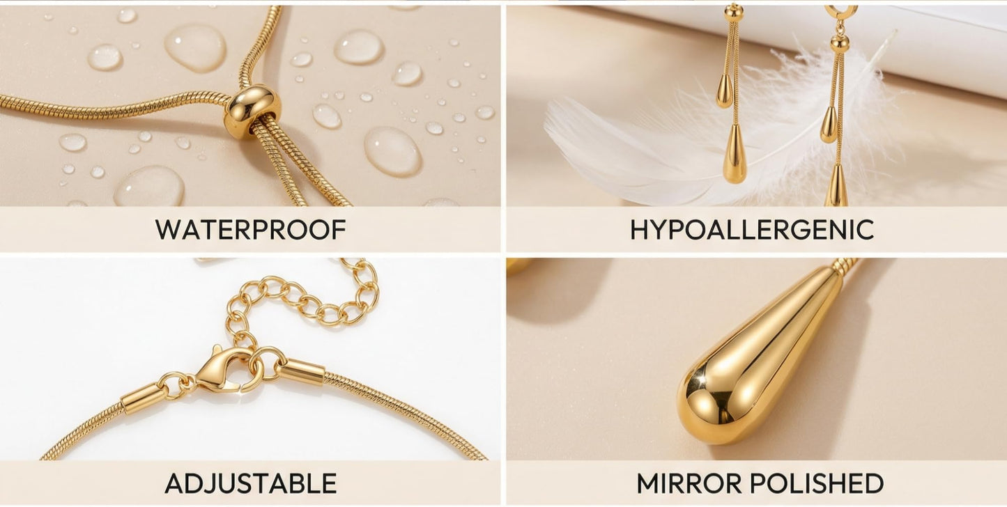 Premium Gold-Plated Stainless Steel Jewelry – Tarnish-Resistant & Waterproof From Uncle LOL