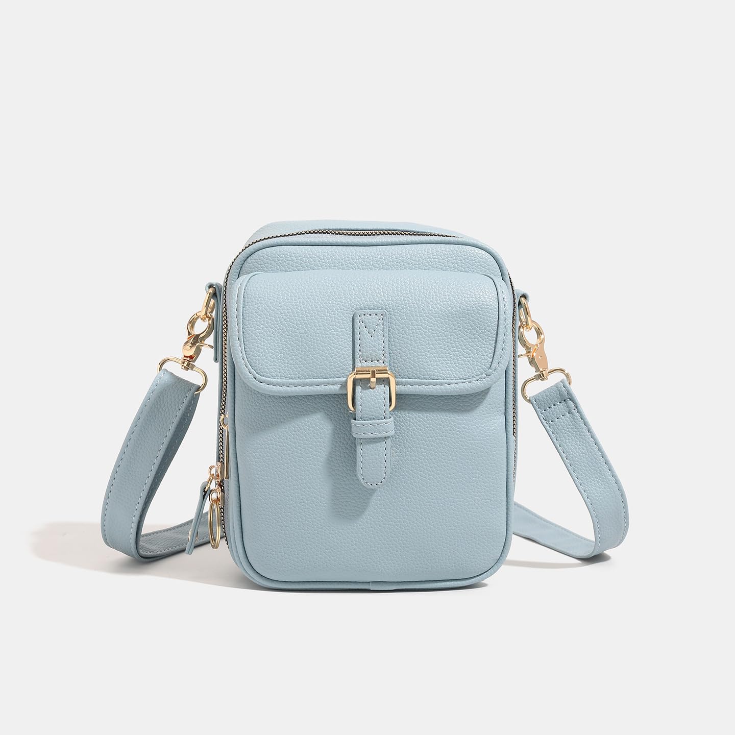Leather Crossbody Bag for Women,Anti-Theft Messenger Bag with Large Capacity,Built-in Purse Card Slots Shoulder Sling Bag