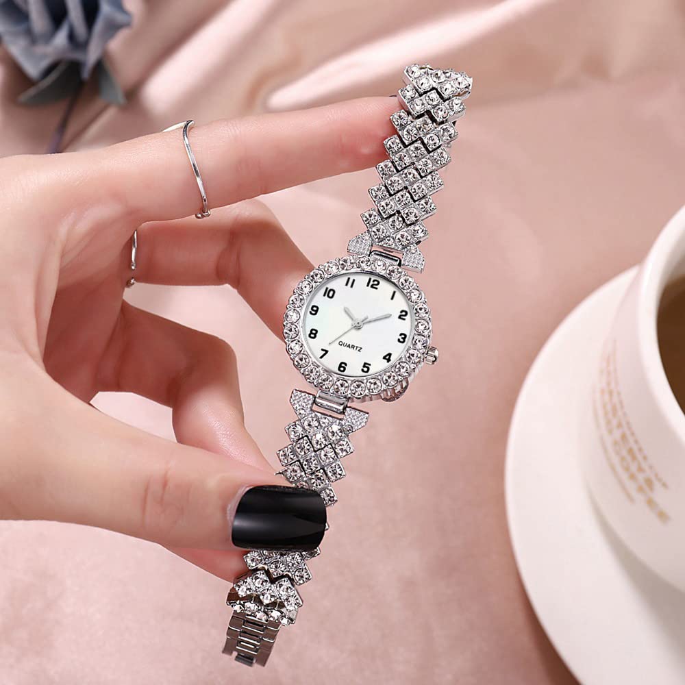ADSBIAOYE Luxury Women Wrist Watches Diamond Bracelet Watch Fashion Casual Quartz Watch Ladies Watch