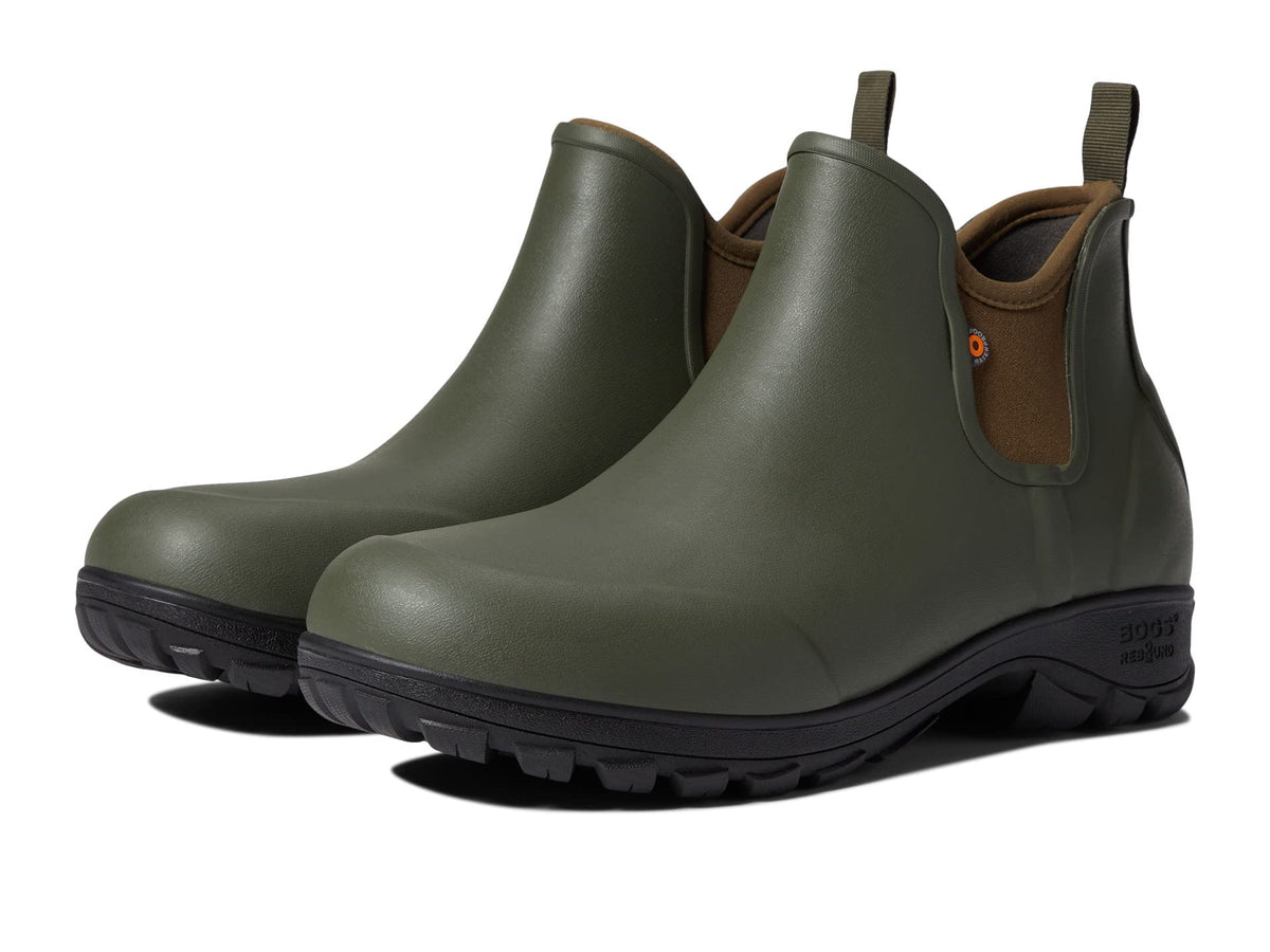 BOGS Sauvie Slip-On Boot Olive Multi 8 D (M)BOGS Sauvie Slip-On Boot Olive Multi 8 D (M)