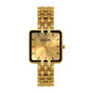 Women's Leather Strap Watch Dainty Elegant Gold Watches for Women Classic Casual Fashion Square Ladies Watch Gifts Present for Her