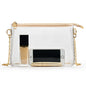 BS-VOG Clear Purse for Women - Stadium Approved Small Crossbody Bag with Zipper, Clear Stadium Bag for Concerts, Sports