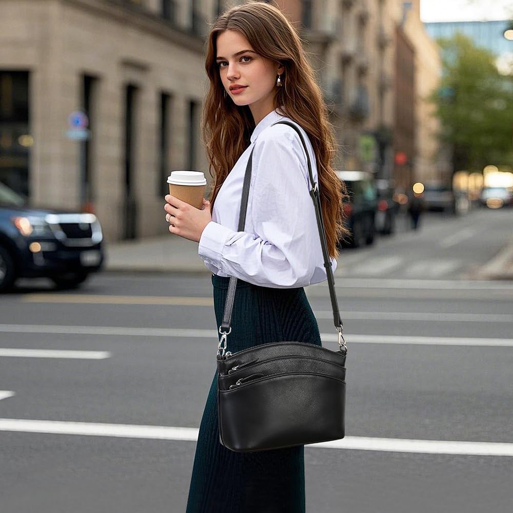 Genuine Leather Purses for Women Vintage Crossbody Bags for Women Hand Bags Women's Shoulder Handbags | Genuine Leather