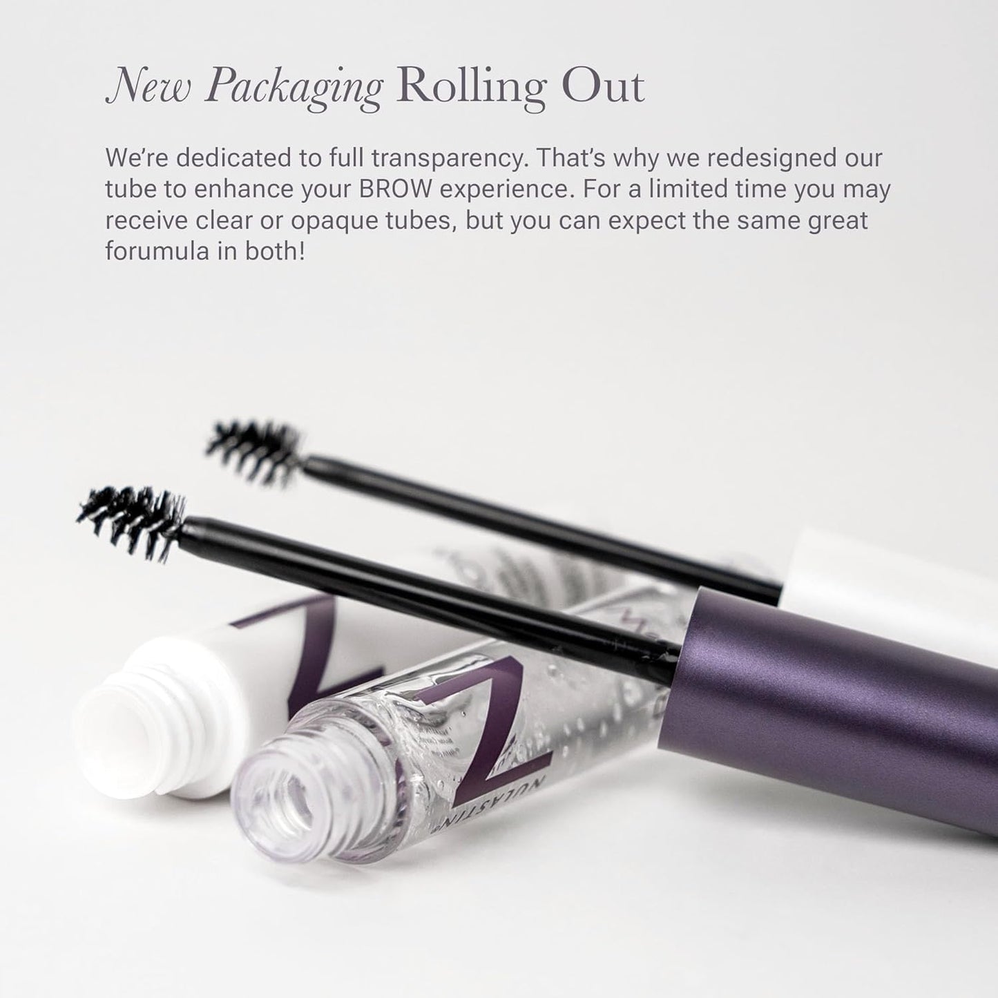 NULASTIN Shape Altering Eyebrow Serum - Brow Serum to Shape & Define - Improves the Appearance of Sparse Eyebrows for a Fuller Look - Enriched with Hair-Strengthening Ingredients (0.1 Fl Oz)