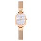 VICTORIA HYDE Dainty Women's Wrist Watch, Rectangle Watches for Women, Womens Watch with Stainless Steel Bracelet or Leather Band