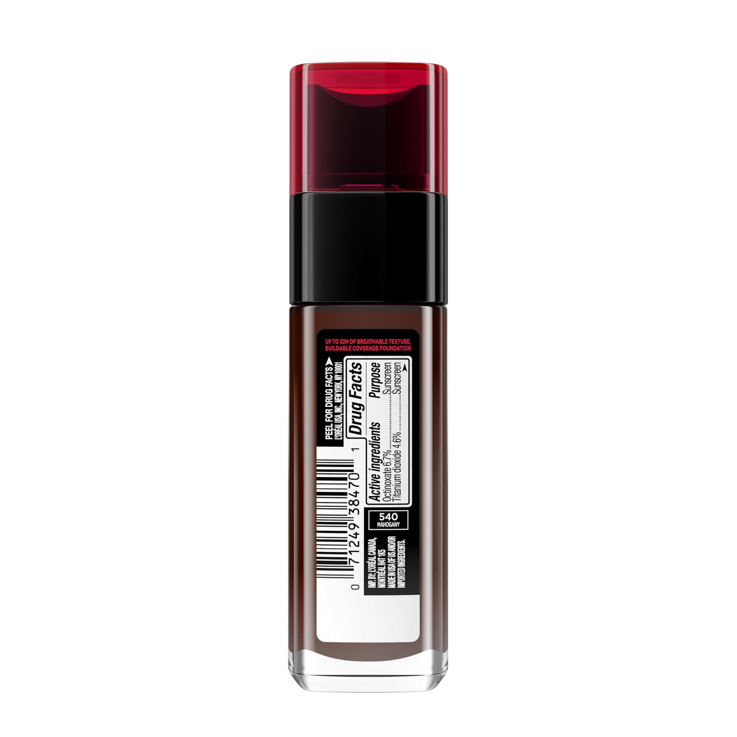 L'Oreal Paris Makeup Infallible Up to 32 Hour Fresh Wear Lightweight Foundation, 405 Porcelain, 1 Fl Oz, Packaging May Vary