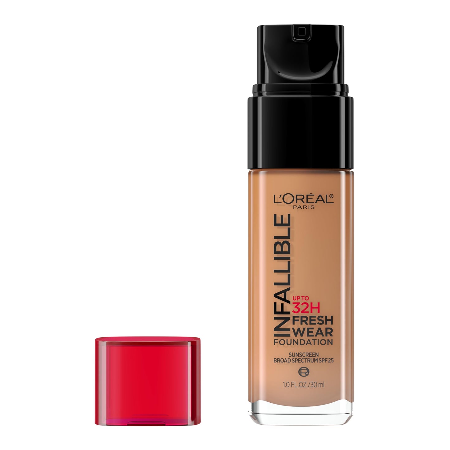 L'Oreal Paris Makeup Infallible Up to 32 Hour Fresh Wear Lightweight Foundation, 405 Porcelain, 1 Fl Oz, Packaging May Vary