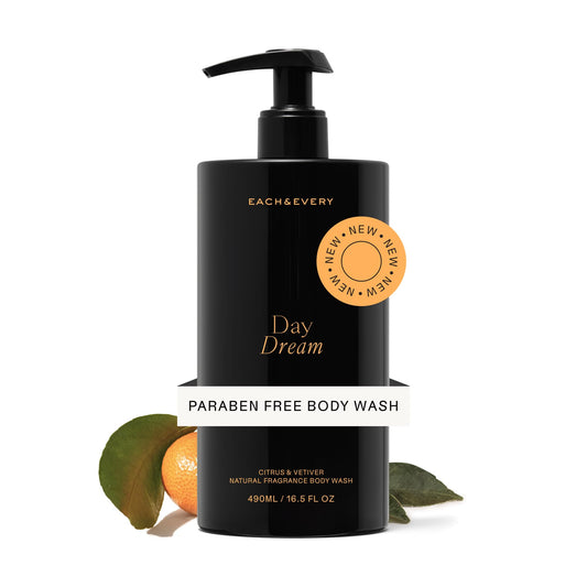 Each & Every Body Wash for Women and Men - Skin Feels Hydrated, Smooth & Soft - Ceramides, Lactic Acid AHA & Moringa Oil - 100% Natural Fragrance Gel - Eternal Summer, Coconut & Lime - 16.5 Fl Oz