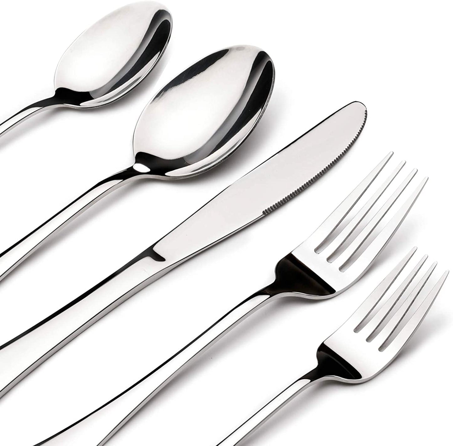 Silverware Set, Stainless Steel Flatware Utensils Cutlery Set