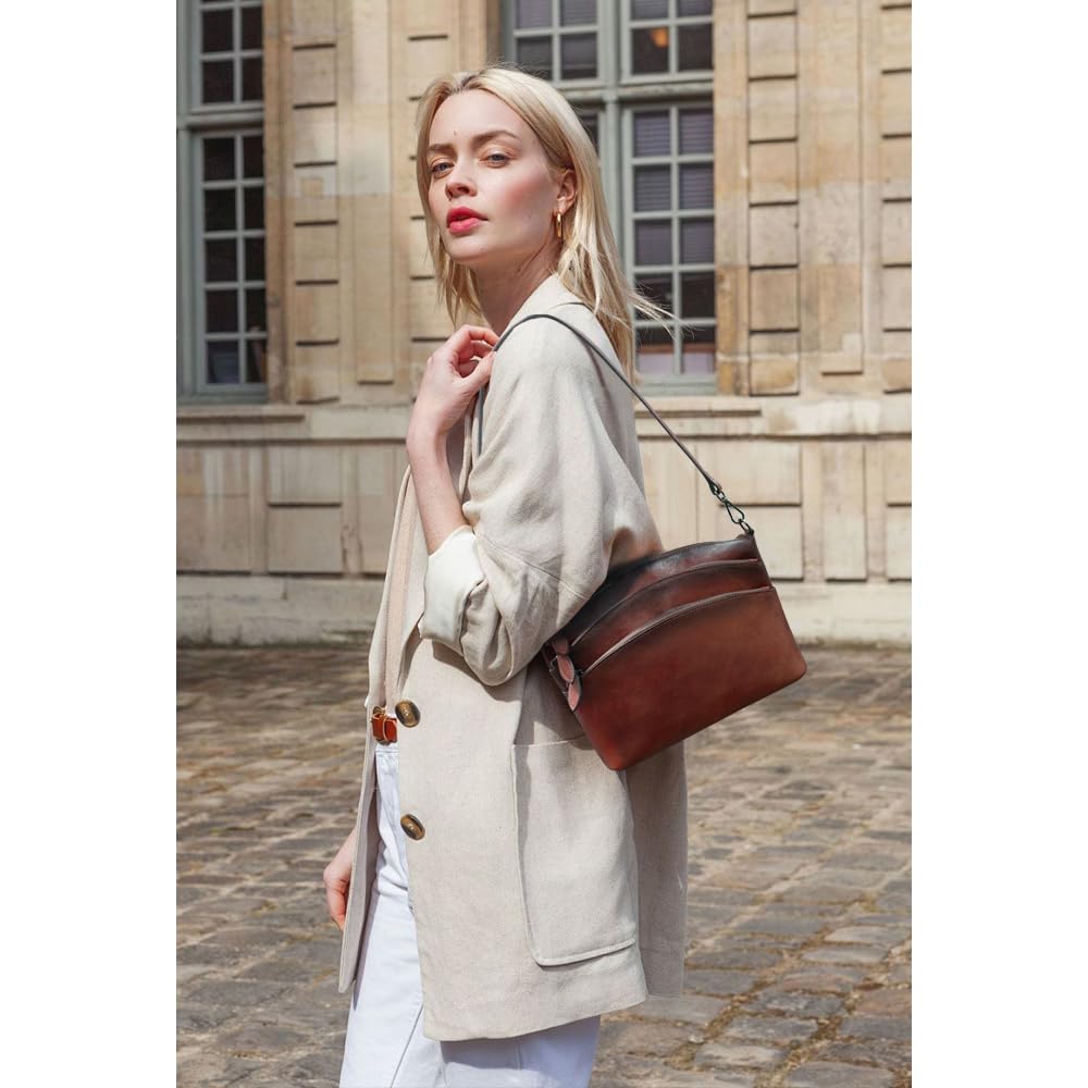 Genuine Leather Purses for Women Vintage Crossbody Bags for Women Hand Bags Women's Shoulder Handbags | Genuine Leather