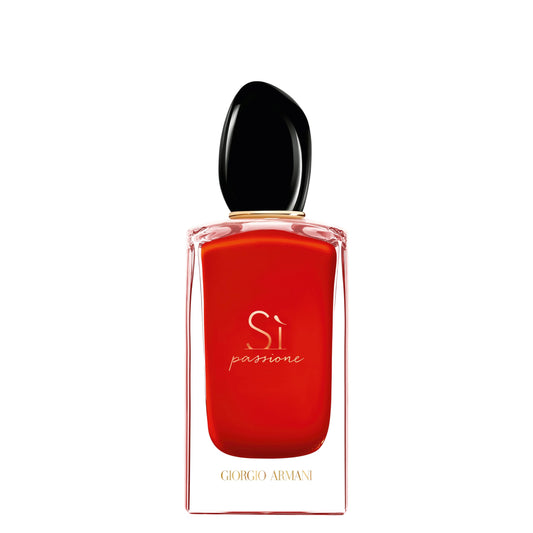 Armani Beauty - Sì Passione - Eau de Parfum - Vanilla Perfume for Women - Floral Citrus Fragrance - Blackcurrant Nectar, Damascena Rose, Black Tea Notes