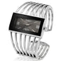 SENRUD Fashion Cuff Bracelet Watches for Women Luxury Rectangular Dial Analog Quartz Wrist Watch Gifts for Ladies