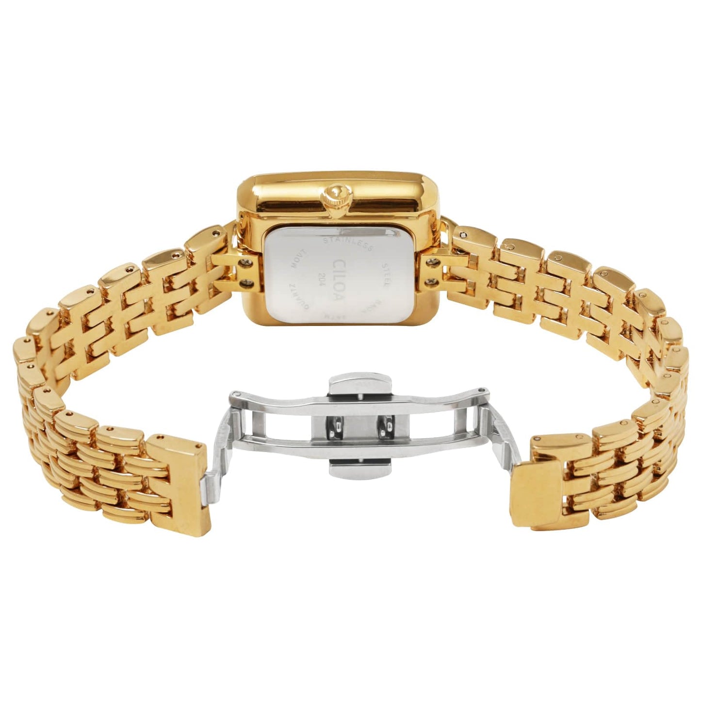Women's Leather Strap Watch Dainty Elegant Gold Watches for Women Classic Casual Fashion Square Ladies Watch Gifts Present for Her