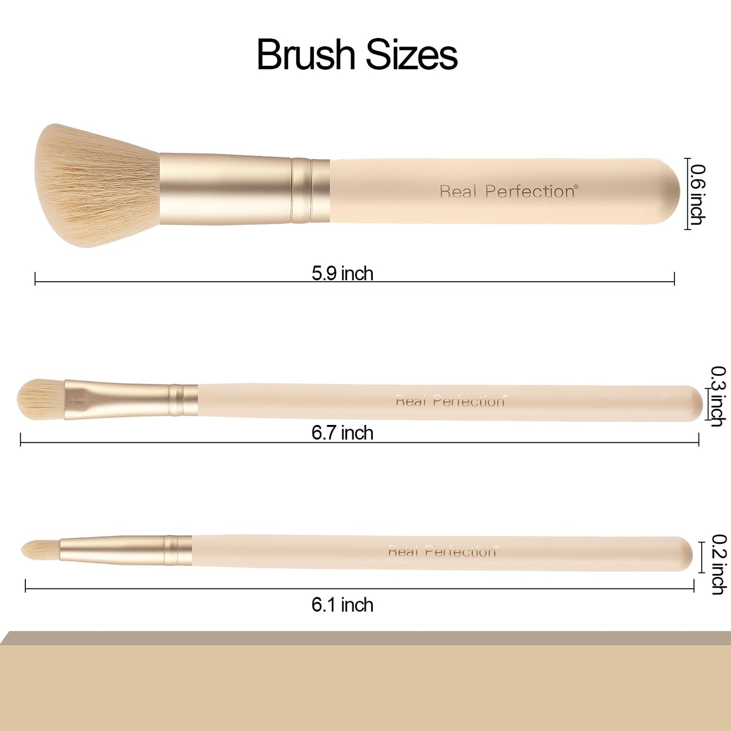 Real Perfection Makeup Brush Set 16 Pcs with 1 Eyebrow Razor Premium Synthetic Foundation Powder Concealers Eyeshadow Blush Makeup Brushes Make up Brushes Kit (Pink)