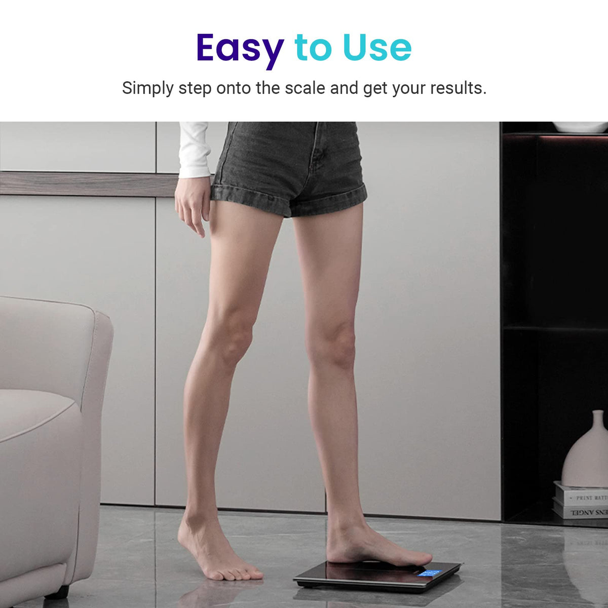 Etekcity Scale for Body Weight, Bathroom Digital Electric Scale for People