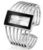 SENRUD Fashion Cuff Bracelet Watches for Women Luxury Rectangular Dial Analog Quartz Wrist Watch Gifts for Ladies
