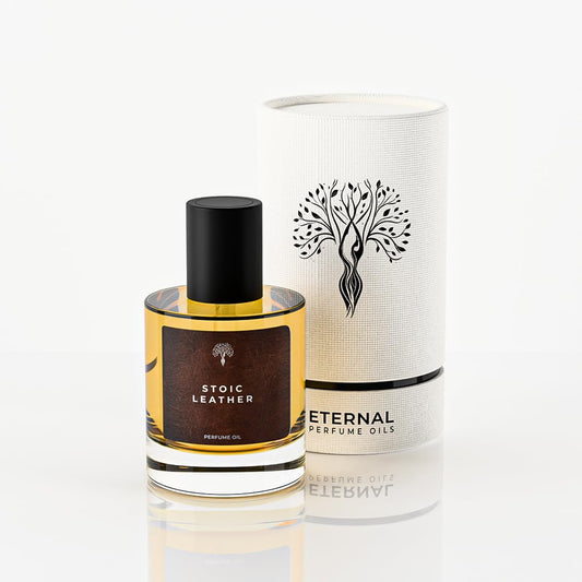 Eternal perfume oils Stoic Leather perfumes for women Long Lasting womens perfume Designer Perfume for Men Alcohol Free Unisex Organic Eau De Perfum 1 FL Oz