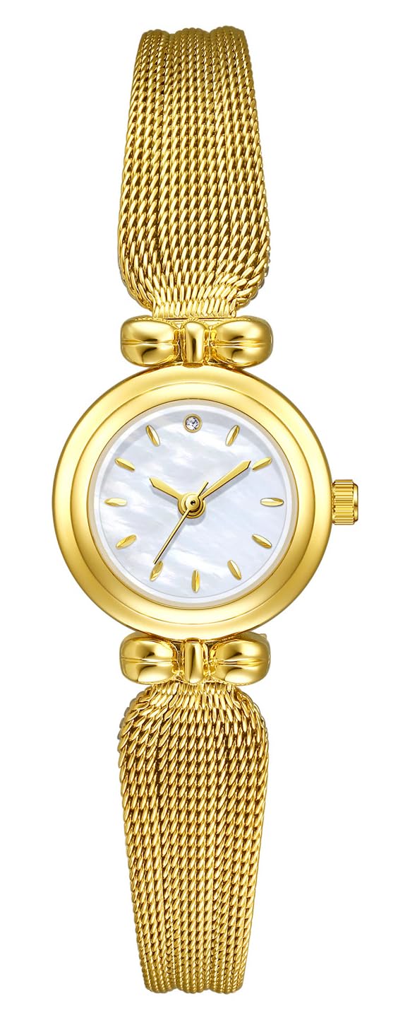 BESTKANG Fashion Simple Women's Quartz Watch Stainless Steel Mesh Strap Elegant Ladies Wrist Watch