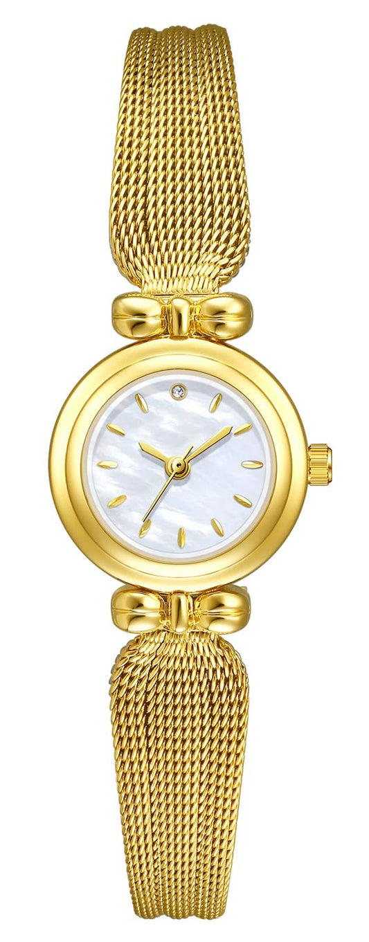 BESTKANG Fashion Simple Women's Quartz Watch Stainless Steel Mesh Strap Elegant Ladies Wrist Watch