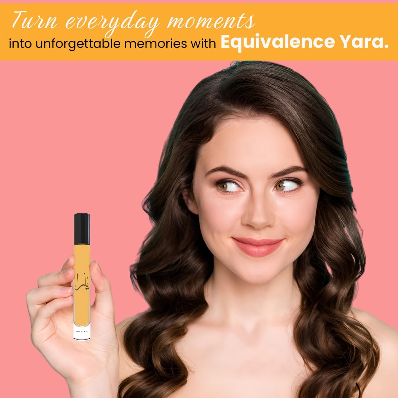 Equivalence Yara's 4 Pieces Set Eau De Parfum Spray for Women edition travel Size BUNDLE 0.34 Ounce Moi +Tous + Candy +Pink, LARGE BOTTLES NOT INCLUDED It is only a reference