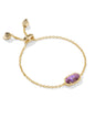 Kendra Scott Elaina Adjustable Chain Bracelet for Women, Fashion Jewelry, Gold-Plated
