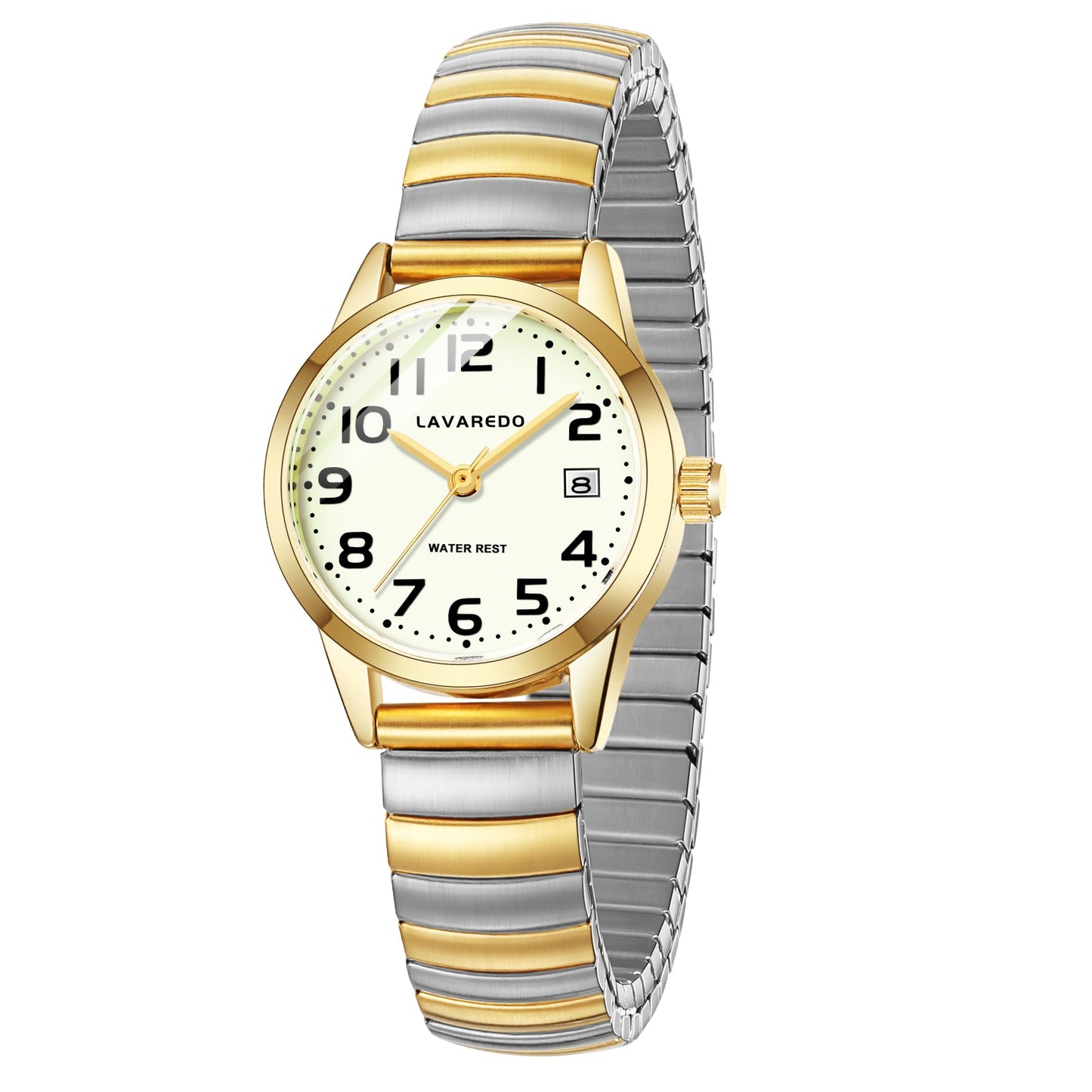 Elegant Gold Watches for Women Small Analog Watch, Waterproof Ladies Watches with Stainless Steel Expansion Band and Luminous Dial - Fashionable Christmas & Birthday Gifts for Women