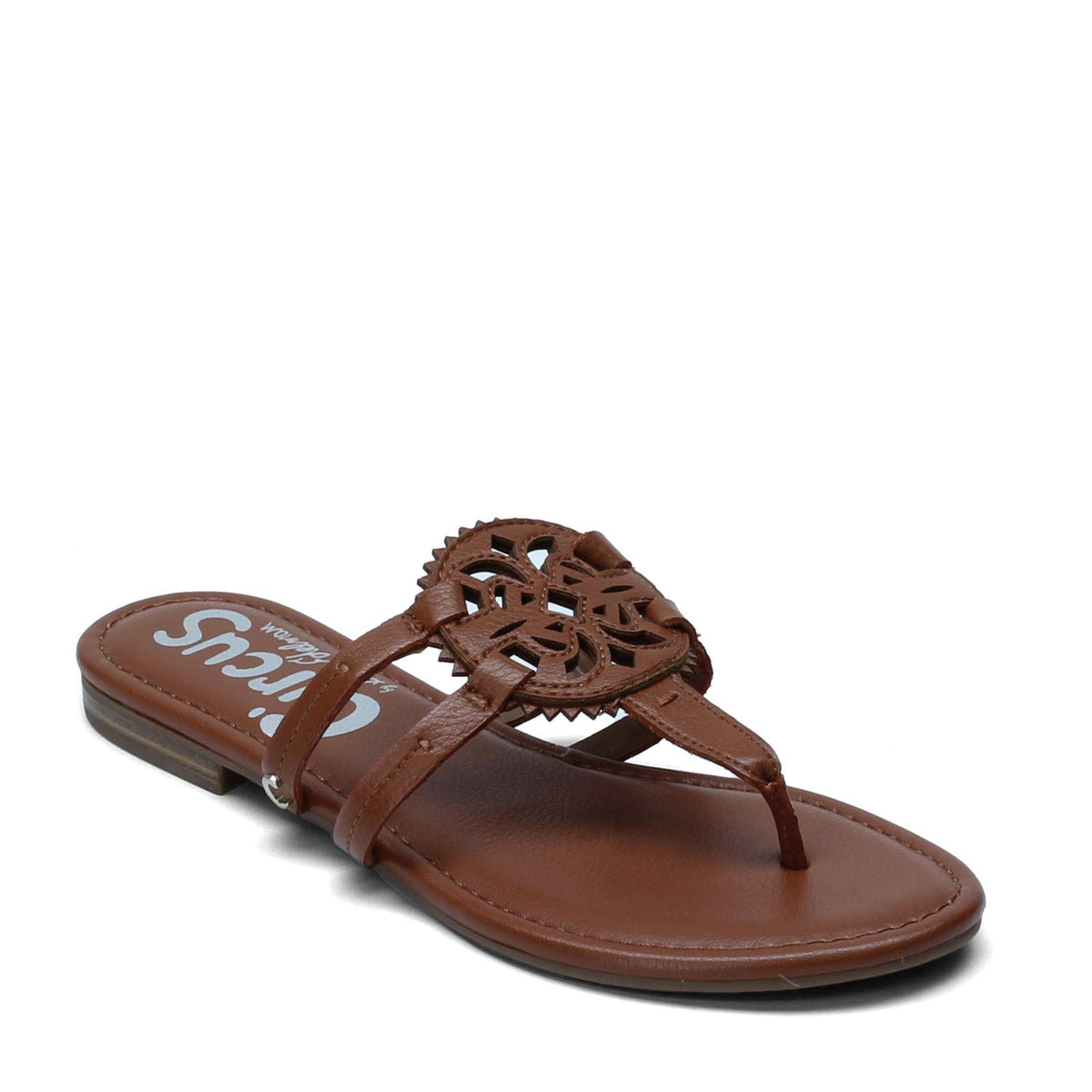 Circus NY by Sam Women's Canyon Sandal, saddle tumbled bolt, 10 M US