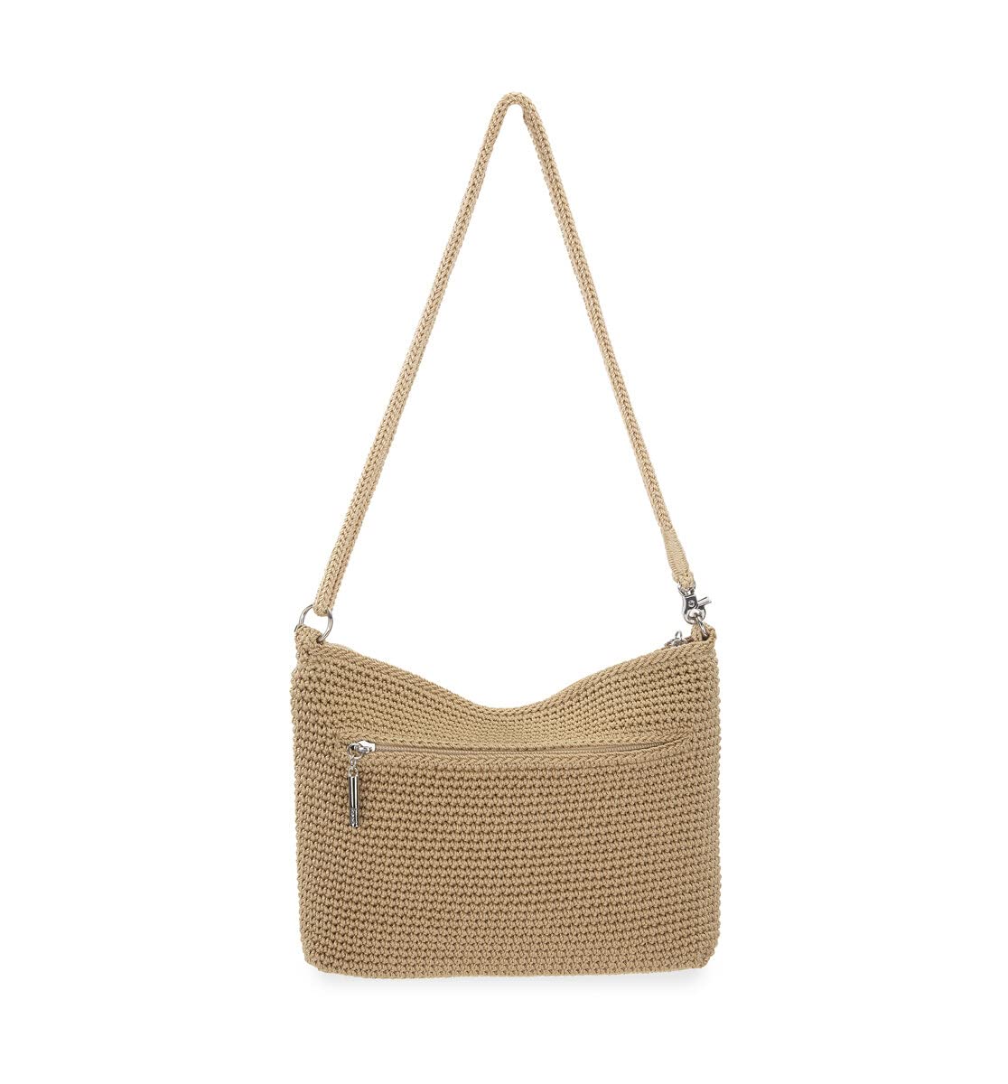 The Sak Lumi Convertible Crossbody Purse - Women's Handbag for Everyday & Travel, 3-in-1 Small Crossbody in Crochet & Leather