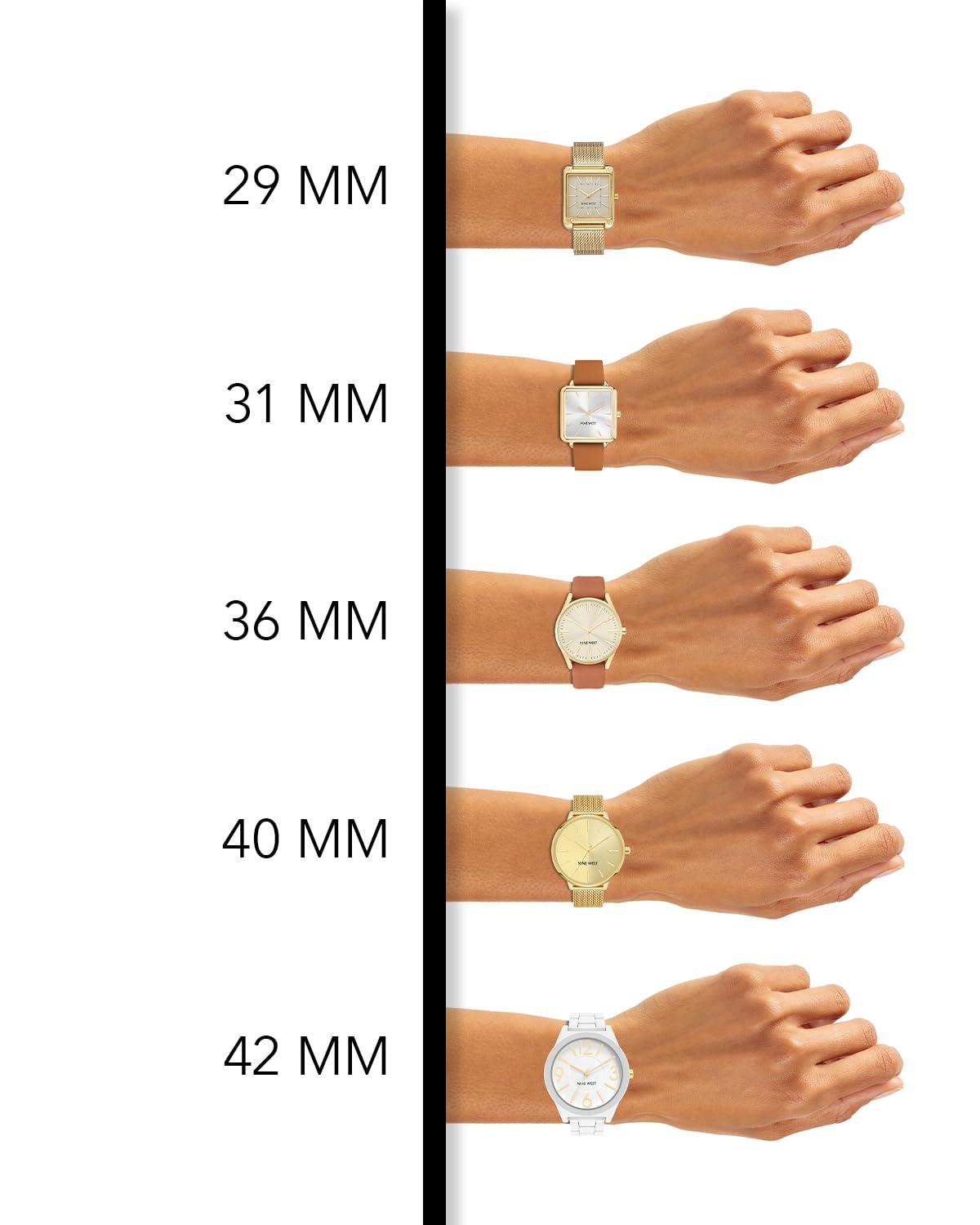 Nine West Women's Mesh Bracelet Watch