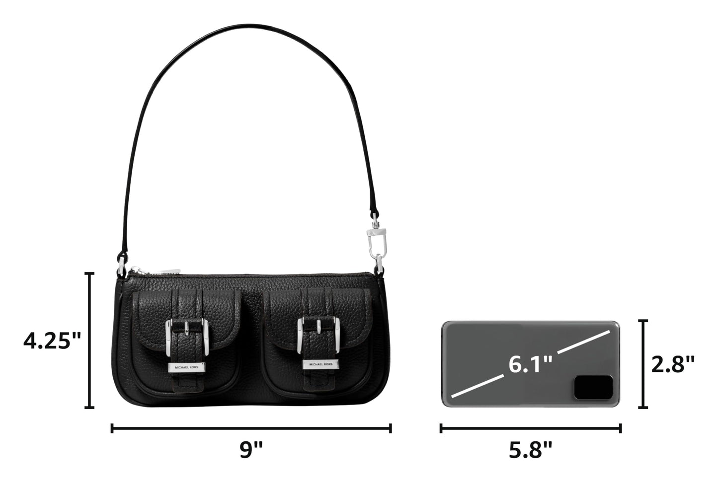 Michael Kors Zoe Small Convertible Pouchette