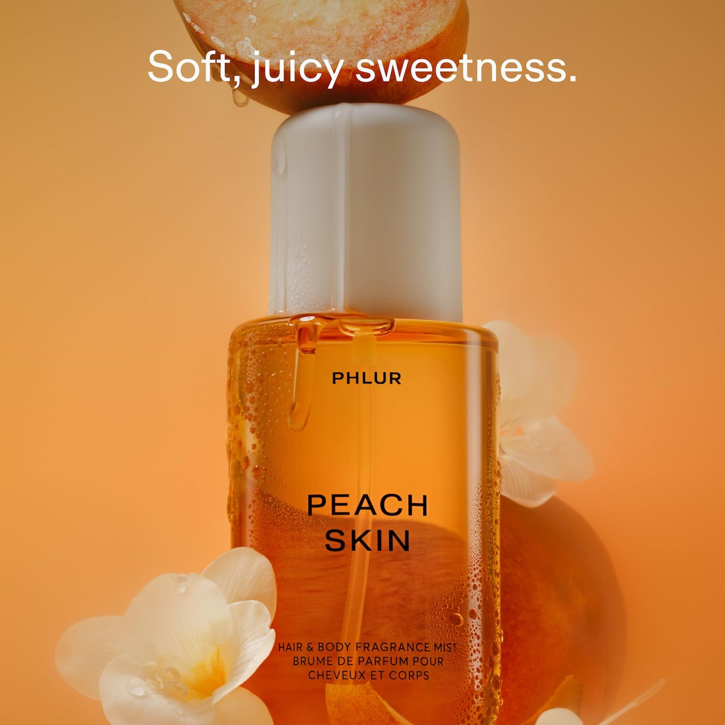 PHLUR Vanilla Skin Body Mist, 8 Fl Oz - Hair and Body Perfume for Women | Vanilla Perfume Body Spray with Pink Pepper, Cashmere Wood & Sandalwood Fragrance