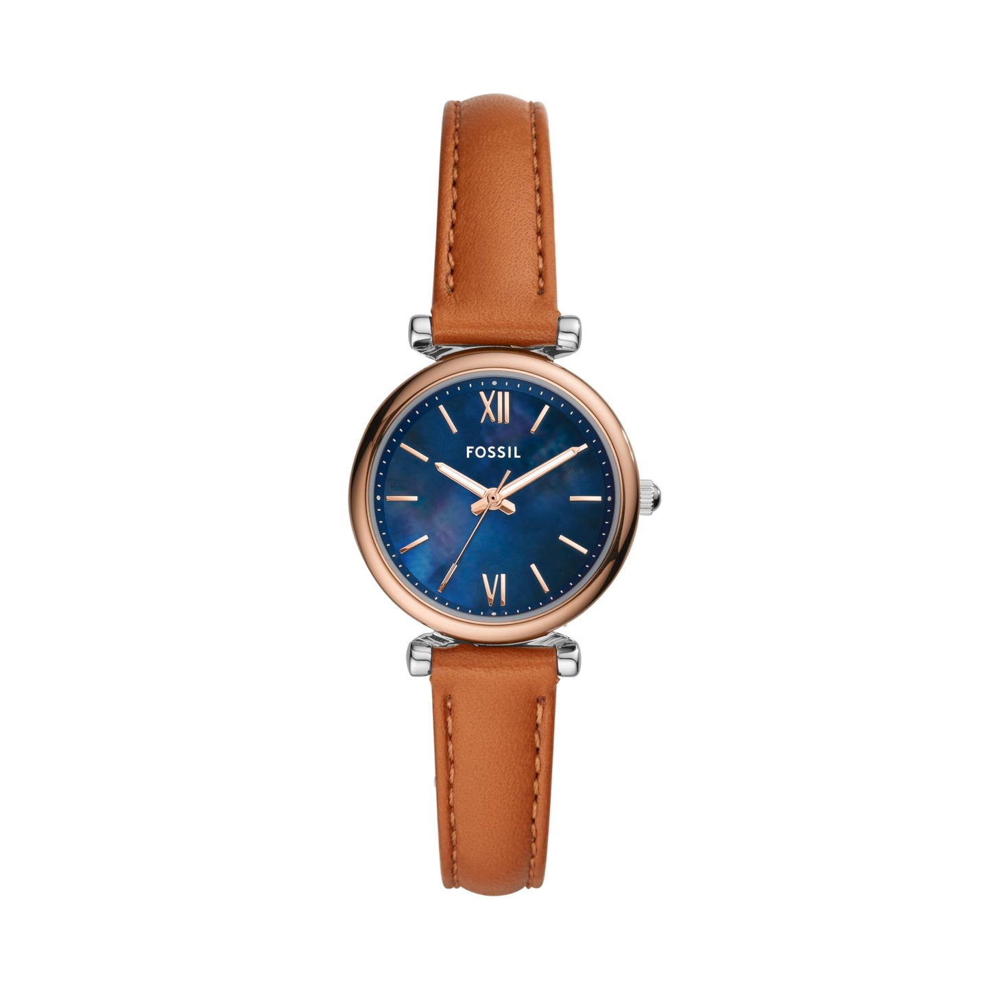 Fossil Women's Watch and Bracelet Set, Carlie Three-Hand Stainless Steel Watch for Women and Bracelet Set