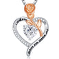 Gorgeous Moissanite Necklaces for Women - Sterling Silver 1-3CT D Color Moissanite Pendant Necklace, Mother Day Birthday Gifts for Mom Wife Girlfriend Daughter, Wedding Anniversary Christmas Jewelry Gift