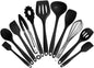 Kitchen Utensil Set - 11 Cooking Utensils - Colorful Silicone Kitchen Utensils - Nonstick Cookware with Spatula Set - Colored Best Kitchen Tools Kitchen Gadgets