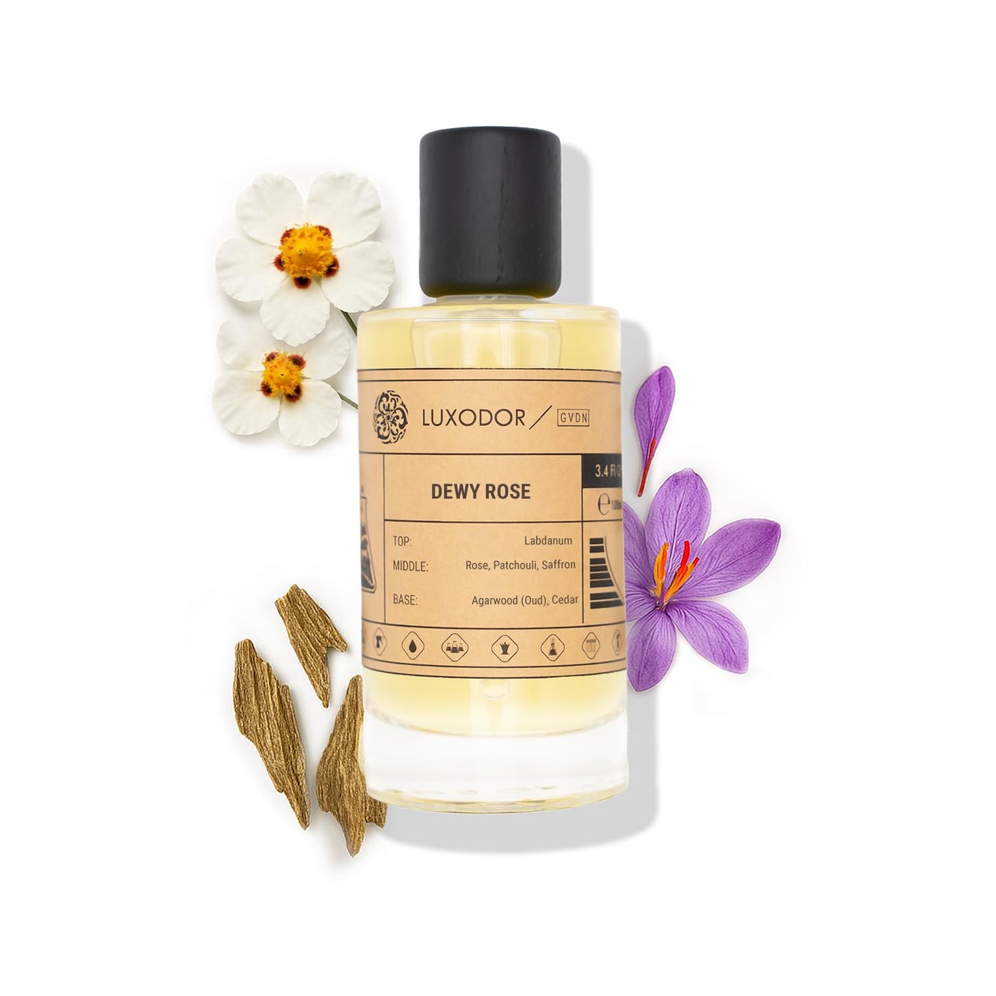 Inspired by Y S.L's B.lack O.pium 3.4 fl. oz (100ml) Damascus Poemy with Pheromone Roll-On Oil 10 ml | Women’s Dupes Fragrances | Long Lasting Perfume Vanilla for Women | Womens Perfume