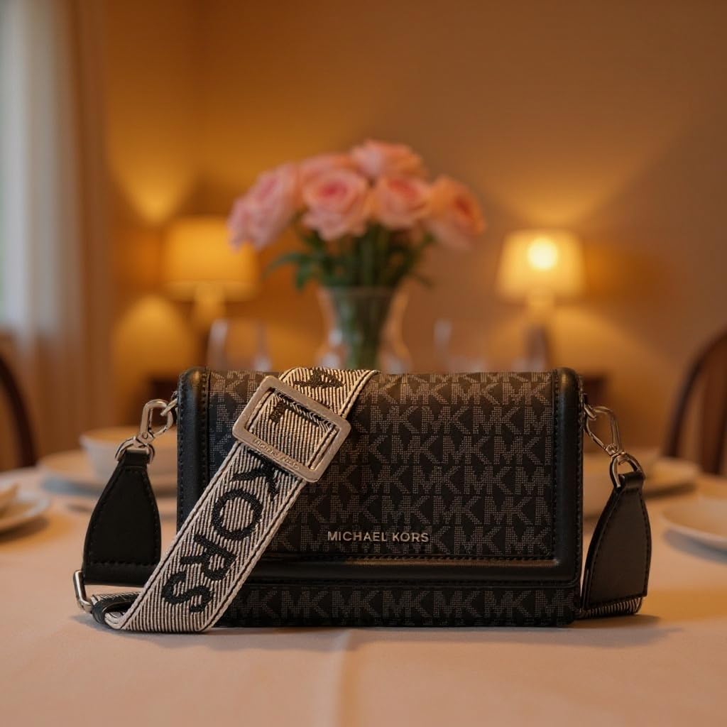 MICHAEL Michael Kors Jet Set Small Phone Web Strap Crossbody