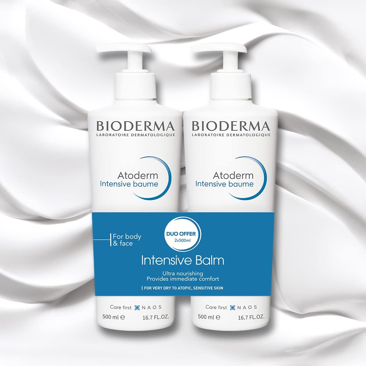 Bioderma Atoderm Intensive Balm, Hydrating Balm for Dry to Atopic Sensitive Skin, Face & Body Moisturizer with Ultra Soothing Anti-Itching Formula, Fragrance-Free, Non-Greasy & Non-Sticky for Family