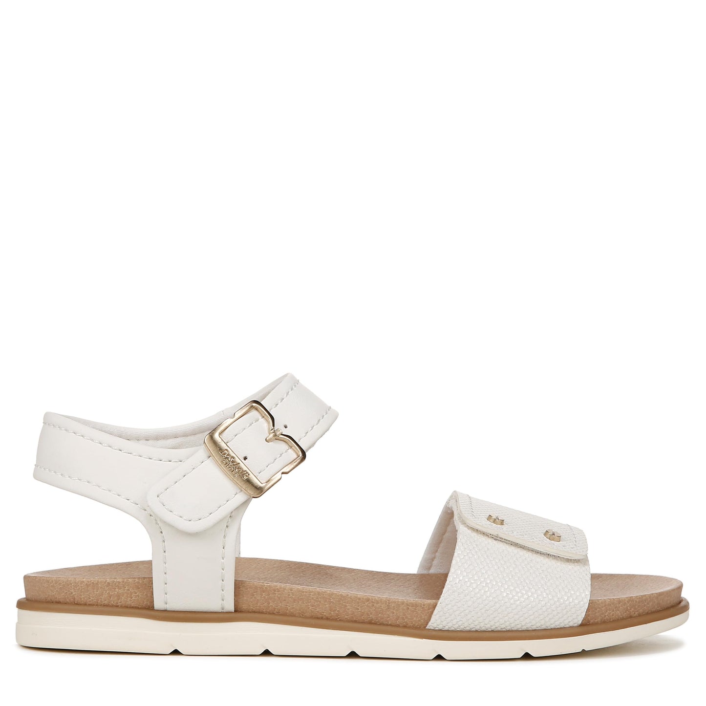 Dr. Scholl's Womens Nicely Sun Flat Sandal Off White 9 MDr. Scholl's Womens Nicely Sun Flat Sandal Off White 9 M