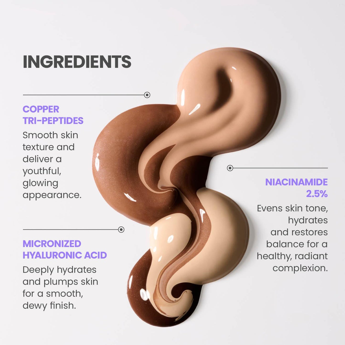 Wonderskin Hyper Bond All-Day Stay Serum Foundation – Waterproof, Transfer-Proof, 24HR Longwear Face Makeup with Niacinamide & Hyaluronic Acid – Lightweight, Natural Finish (Echo)