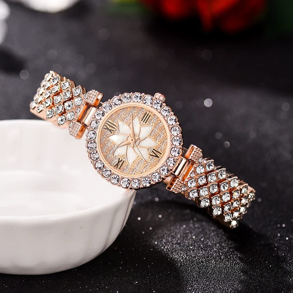 ADSBIAOYE Luxury Women Wrist Watches Diamond Bracelet Watch Fashion Casual Quartz Watch Ladies Watch