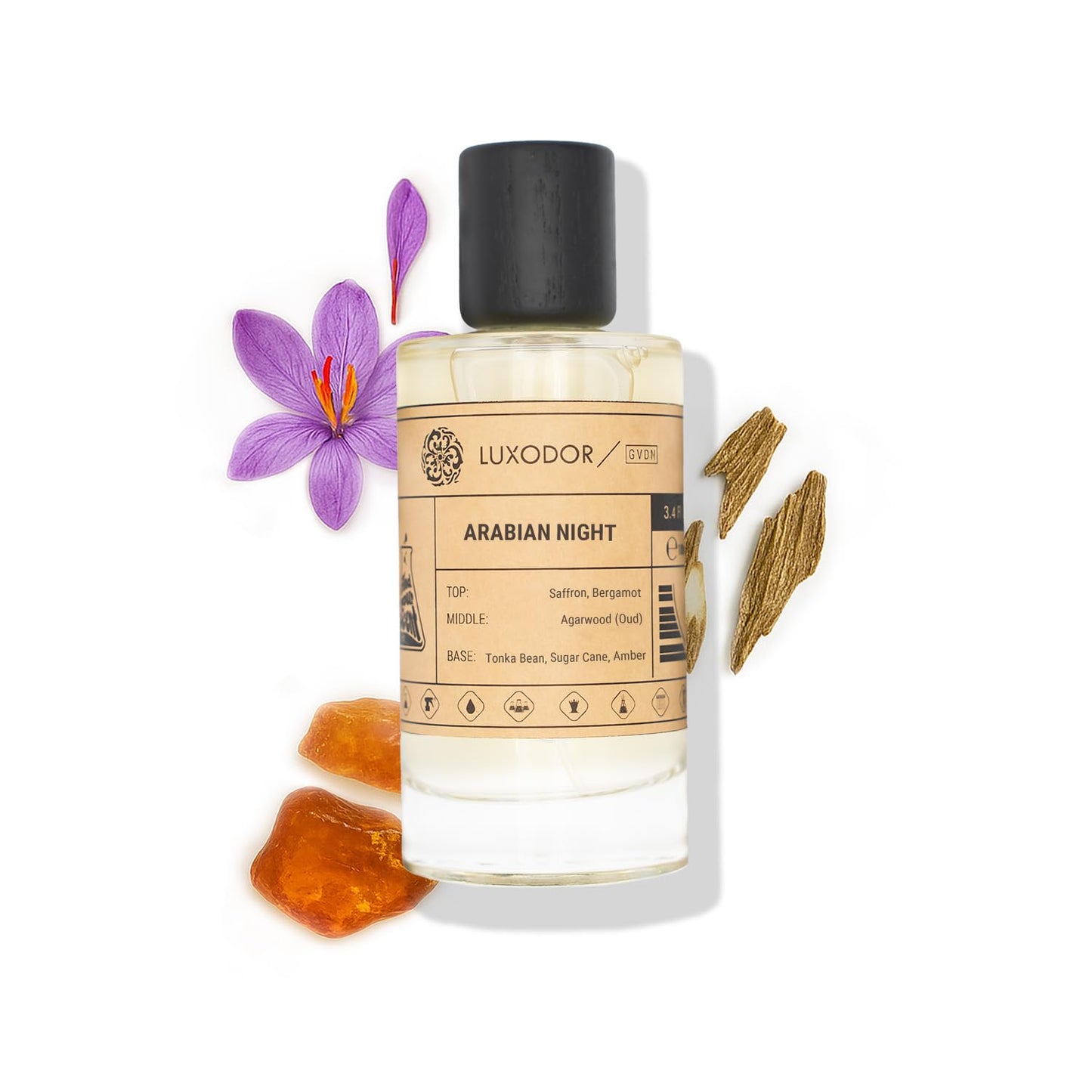 Inspired by Y S.L's B.lack O.pium 3.4 fl. oz (100ml) Damascus Poemy with Pheromone Roll-On Oil 10 ml | Women’s Dupes Fragrances | Long Lasting Perfume Vanilla for Women | Womens Perfume