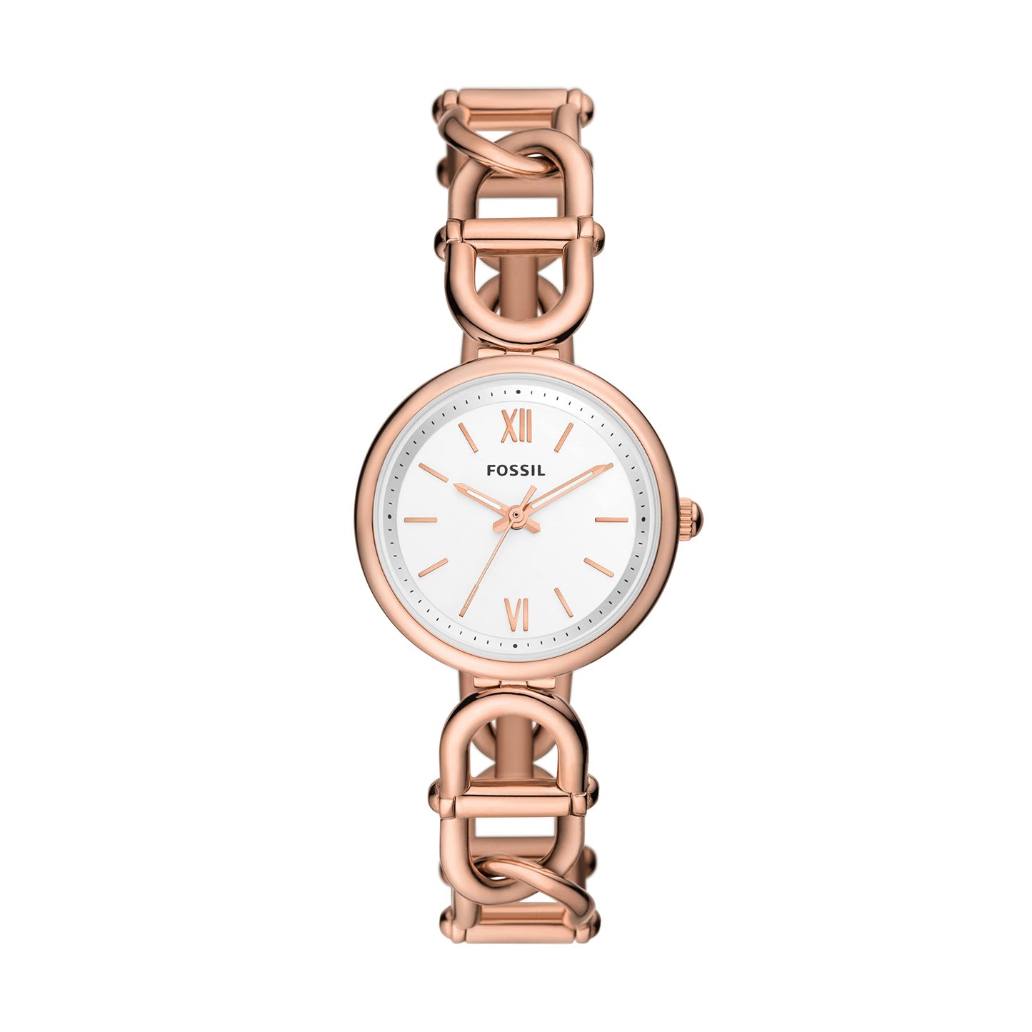 Fossil Women's Watch and Bracelet Set, Carlie Three-Hand Stainless Steel Watch for Women and Bracelet Set