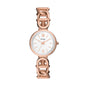 Fossil Women's Watch and Bracelet Set, Carlie Three-Hand Stainless Steel Watch for Women and Bracelet Set