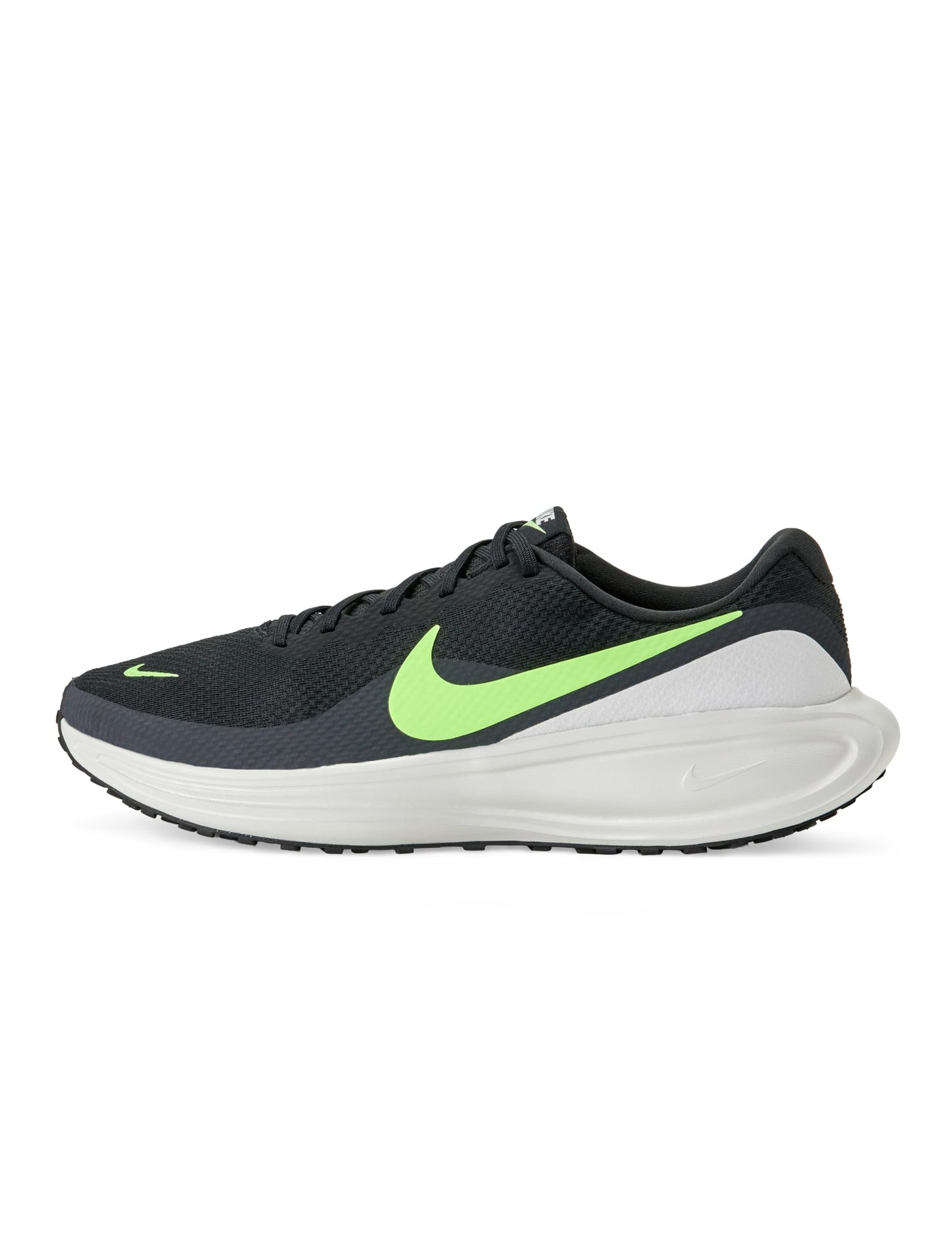 Nike Men's Revolution 8 Road Running Shoes, Black/Lime Blast-Summit White, 10Nike Men's Revolution 8 Road Running Shoes, Black/Lime Blast-Summit White, 10 size