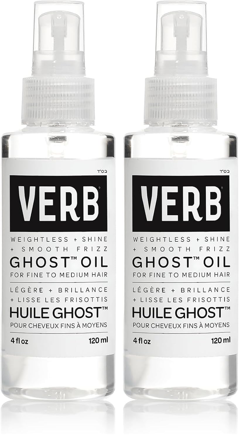 VERB Ghost Oil - Weightless Hair Oil for Fine to Medium Hair - Smooths Frizz, Adds Shine - No Parabens, Gluten or Harmful Sulfates