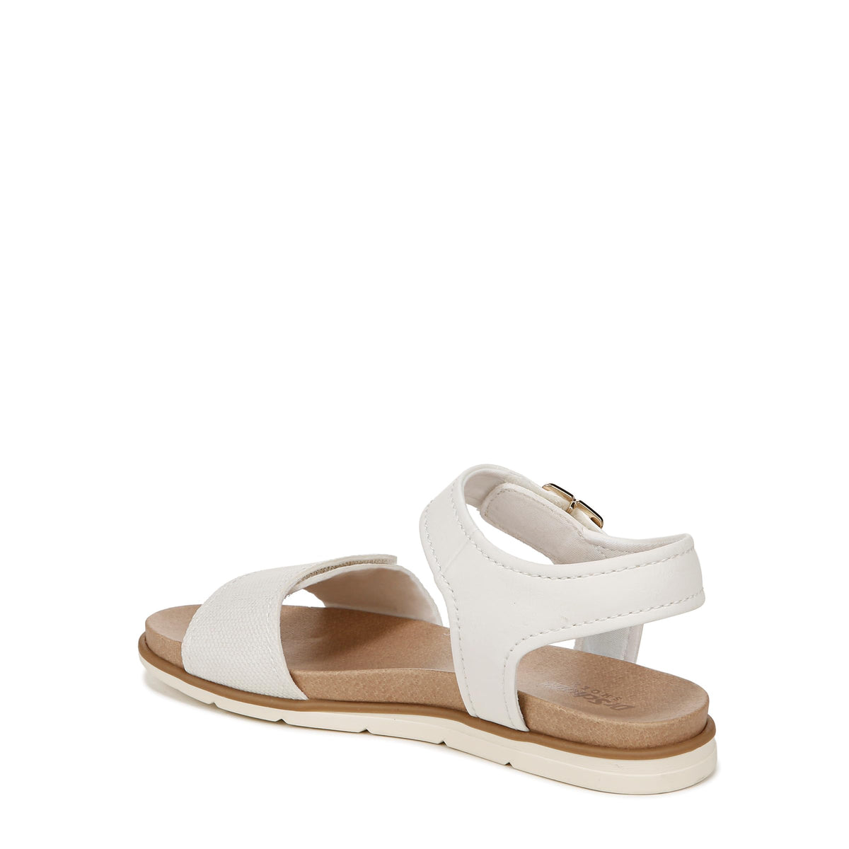 Dr. Scholl's Womens Nicely Sun Flat Sandal Off White 9 MDr. Scholl's Womens Nicely Sun Flat Sandal Off White 9 M