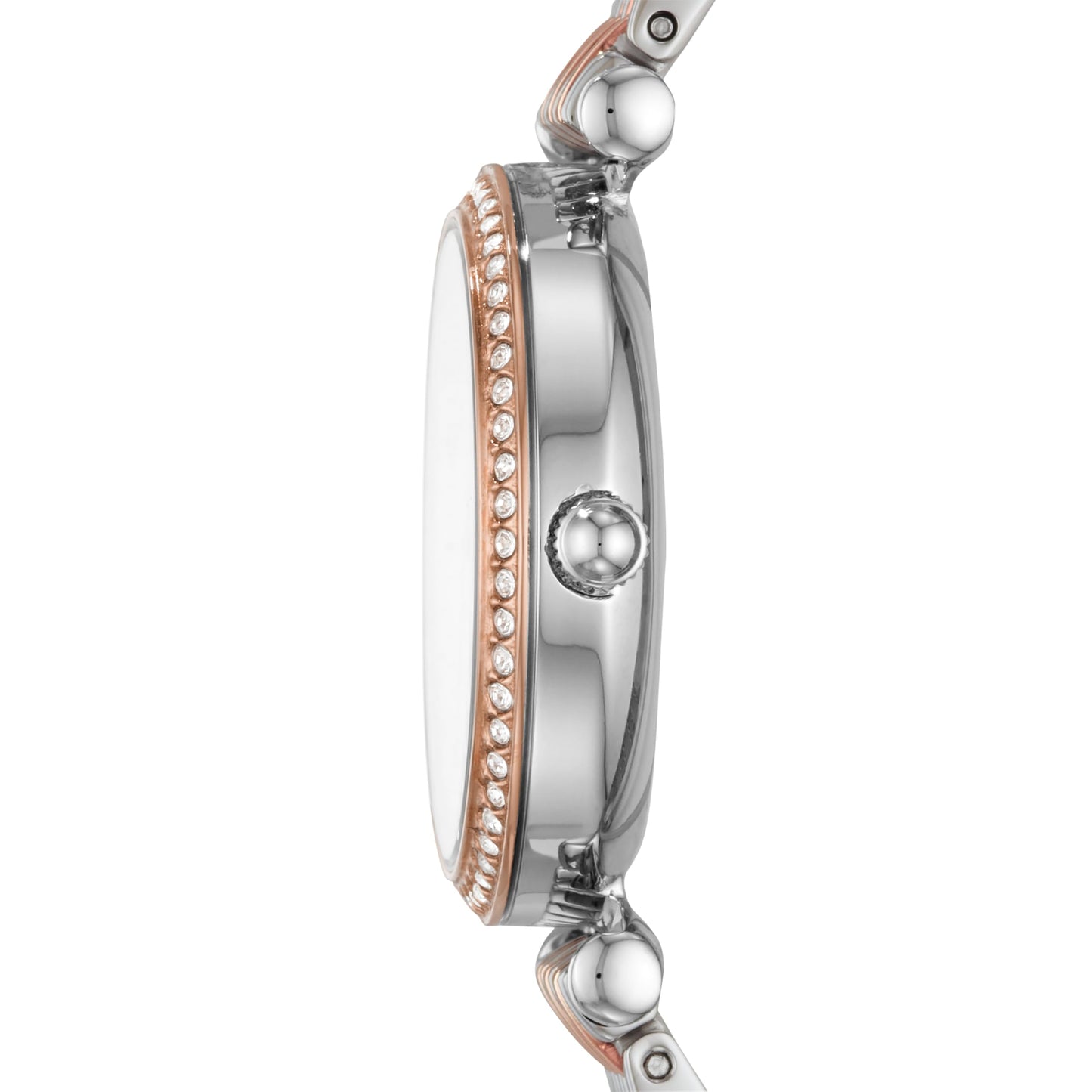 Fossil Women's Watch and Bracelet Set, Carlie Three-Hand Stainless Steel Watch for Women and Bracelet Set