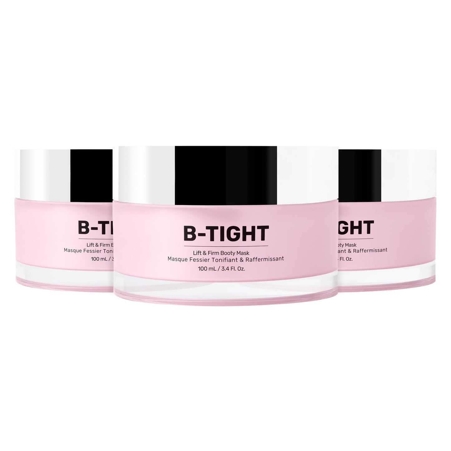 MAËLYS B-TIGHT Lift & Firm Booty Mask - Skin Tightening & Firming Cream for Booty & Thighs - Cellulite Cream with Caffeine & Brazilian Peppertree - Butt Mask for Smooth-Looking Skin (3.4 Fl Oz)