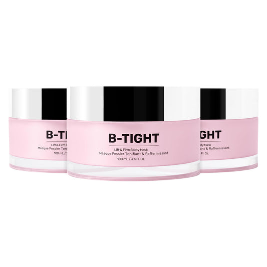 MAËLYS B-TIGHT Lift & Firm Booty Mask - Skin Tightening & Firming Cream for Booty & Thighs - Cellulite Cream with Caffeine & Brazilian Peppertree - Butt Mask for Smooth-Looking Skin (3.4 Fl Oz)